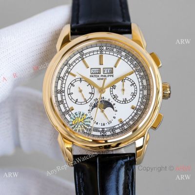 Swiss Clone Patek Philippe Grand Complications Perpetual Calendar Watch Yellow Gold 5270J